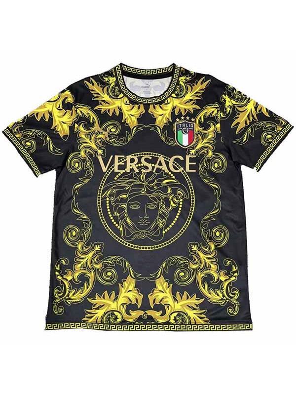 Italy maillot d'avant-match chemise d'entraînement spéciale uniforme de football vêtements de sport pour hommes hauts de football roses gilet de sport 2024 – 2025